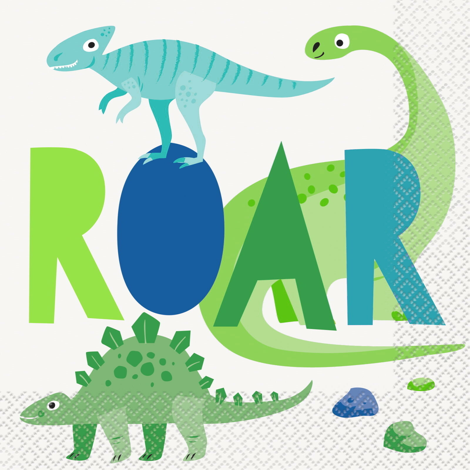 Dinosaur Roar Large Napkins / Serviettes (Pack of 16)