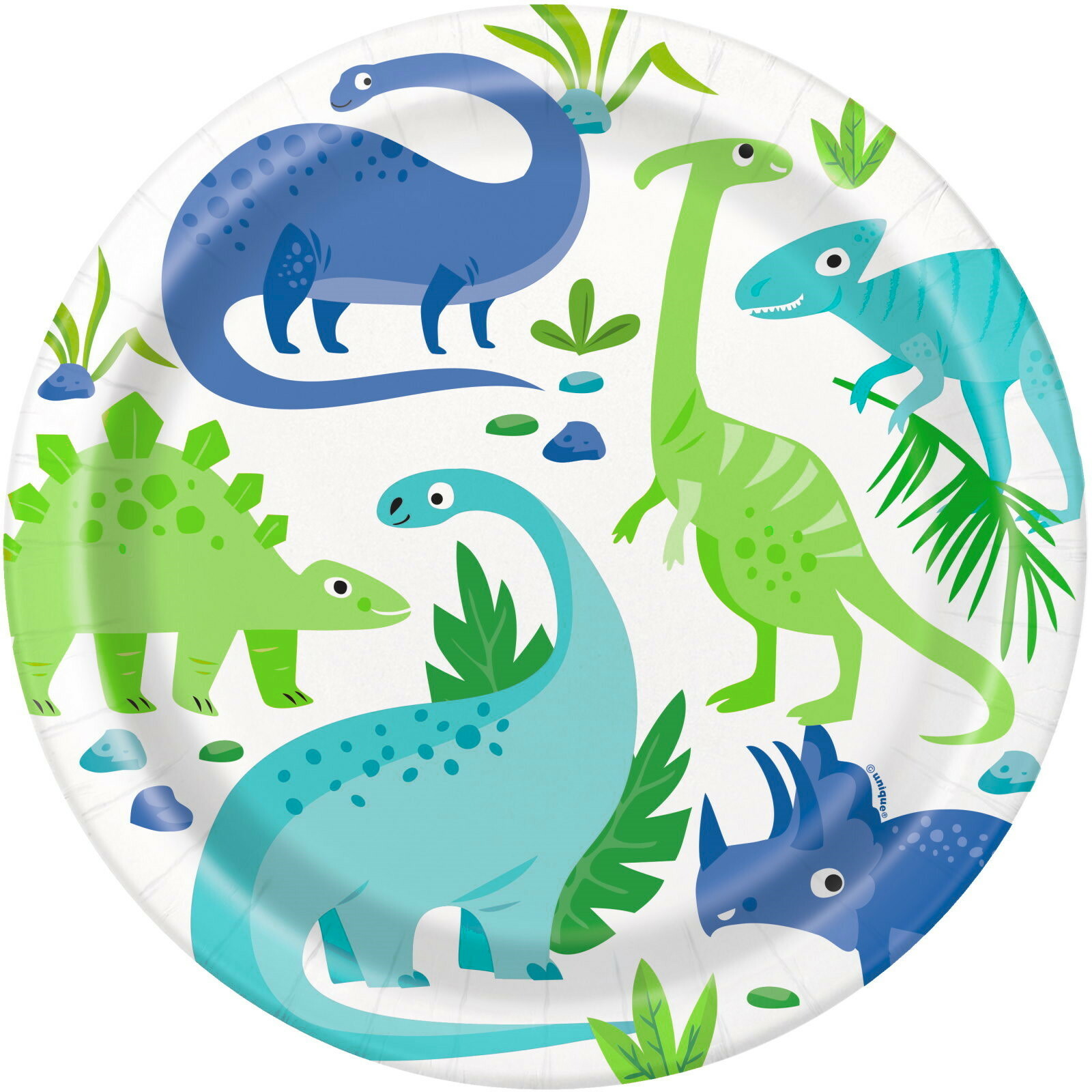 Dinosaur Roar Large Paper Plates (Pack of 8)