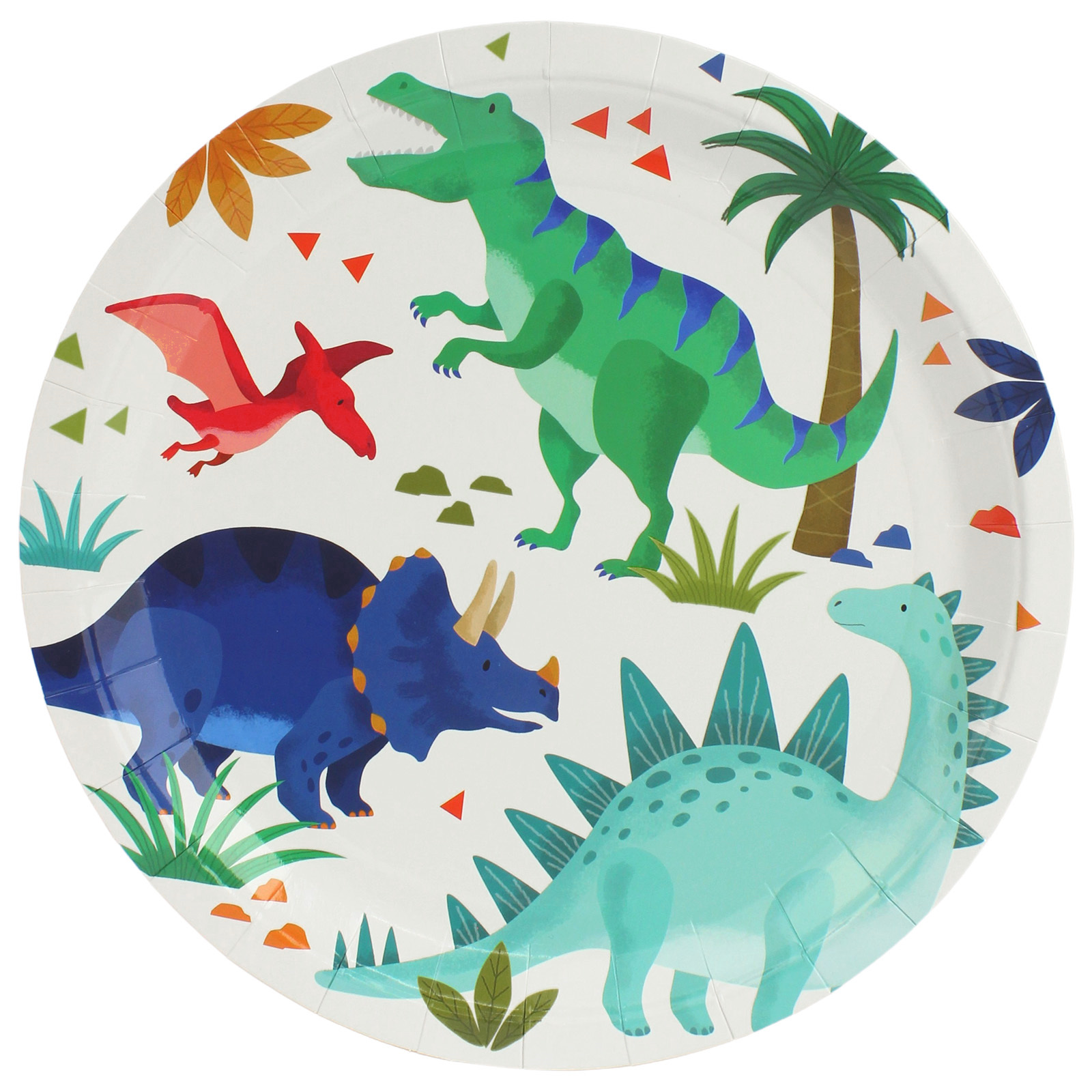 Roarsome Dinosaurs Large Paper Plates (Pack of 8)