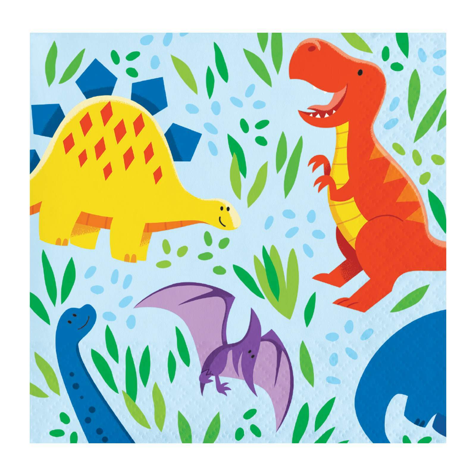 Dinosaur Friends Small Napkins / Serviettes (Pack of 16)