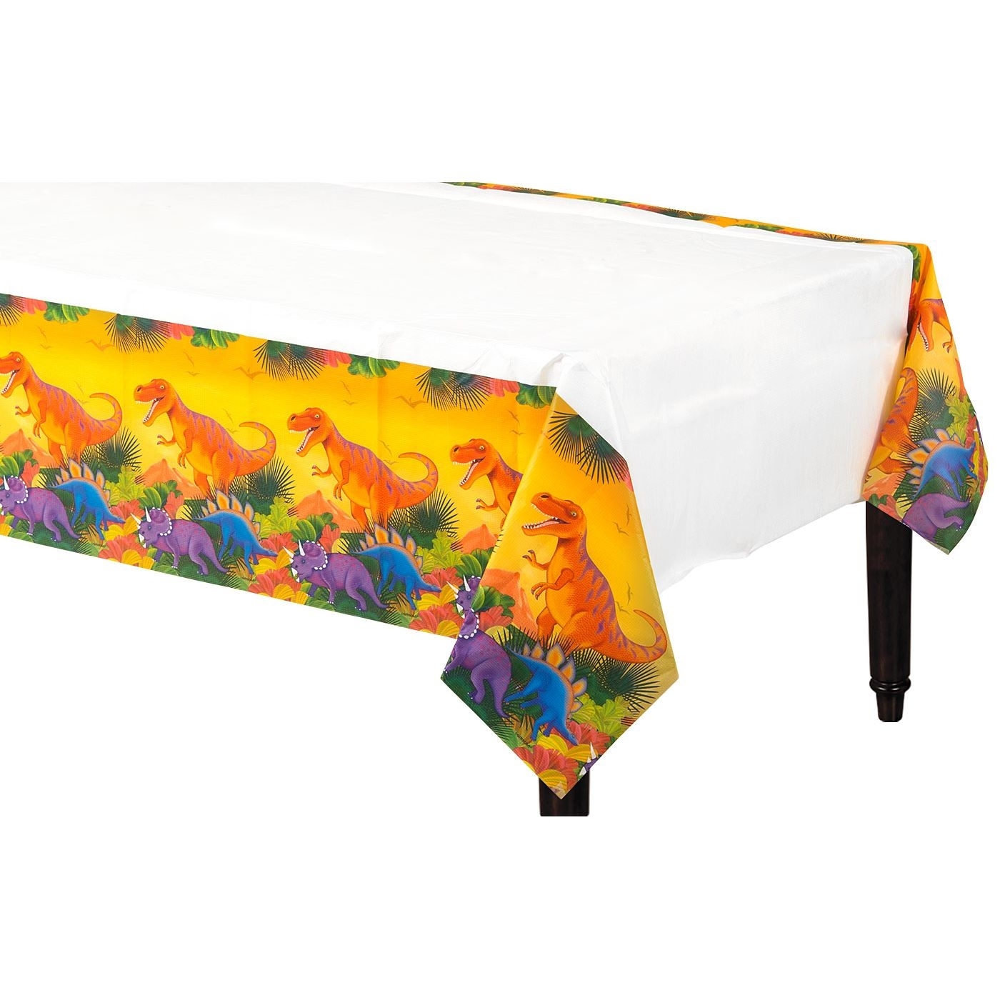 Dinosaur Prehistoric Party Plastic Tablecloth