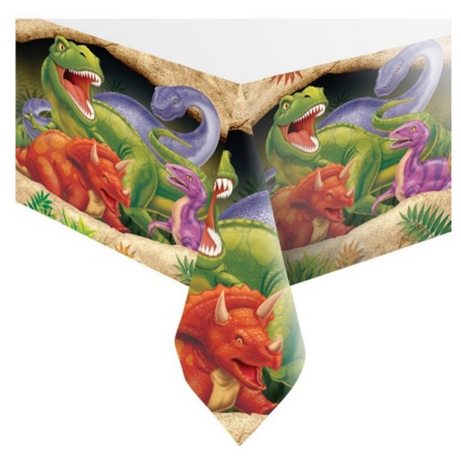 Dino Blast Plastic Tablecloth
