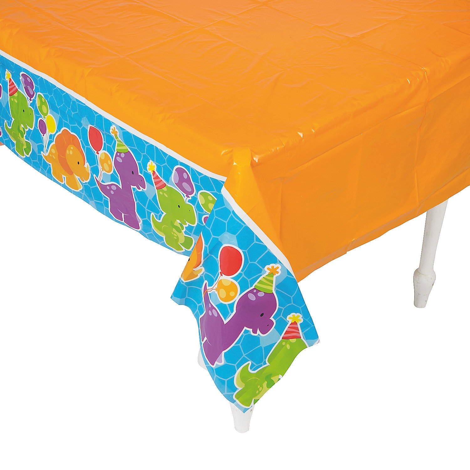 Little Dino Plastic Tablecloth