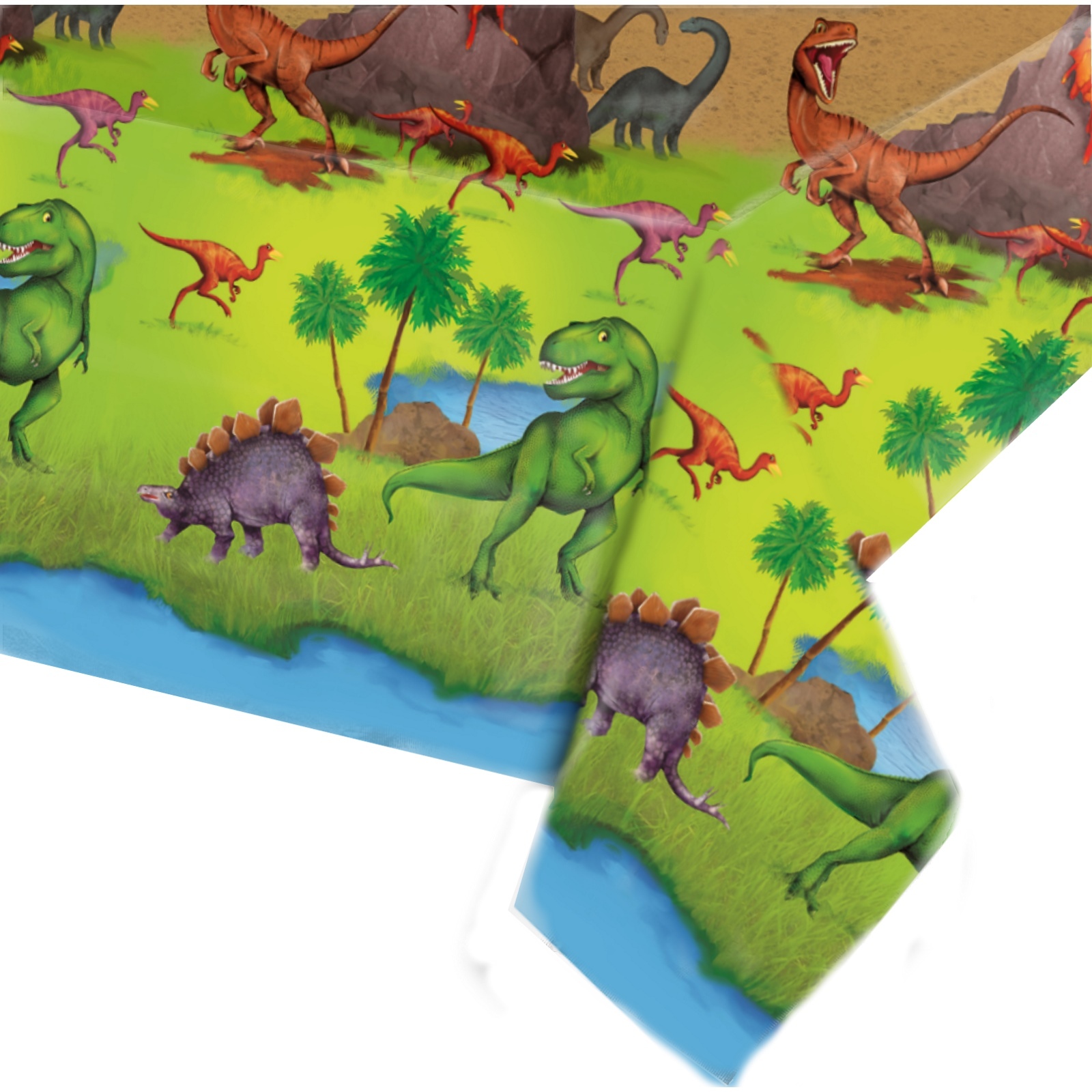 Dinosaur Party Plastic Tablecloth