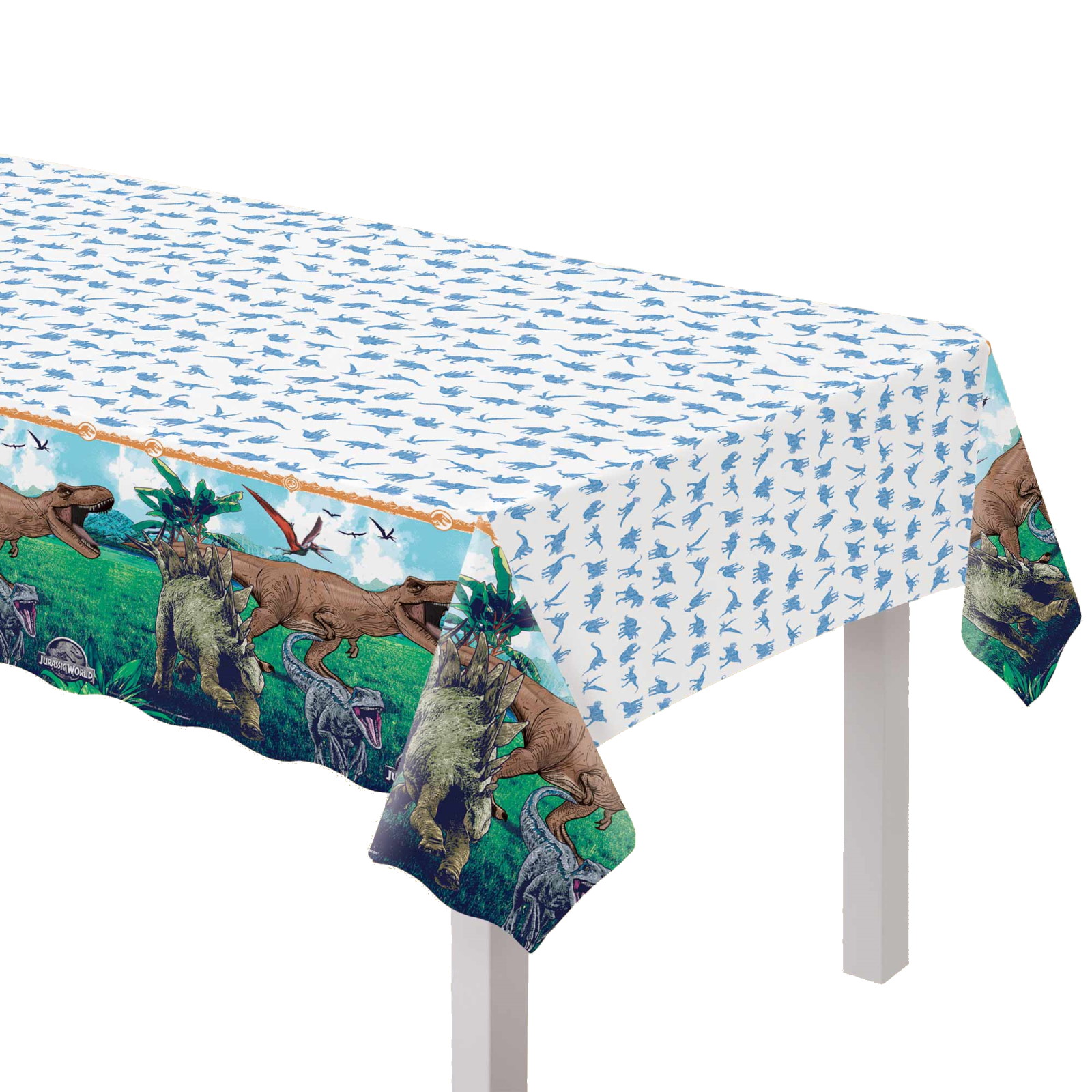 Jurassic Into the Wild Paper Tablecloth