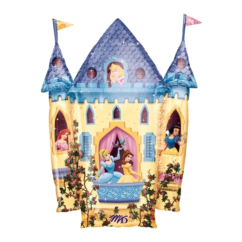 Disney Princess Castle Supershape Jumbo Helium Balloon