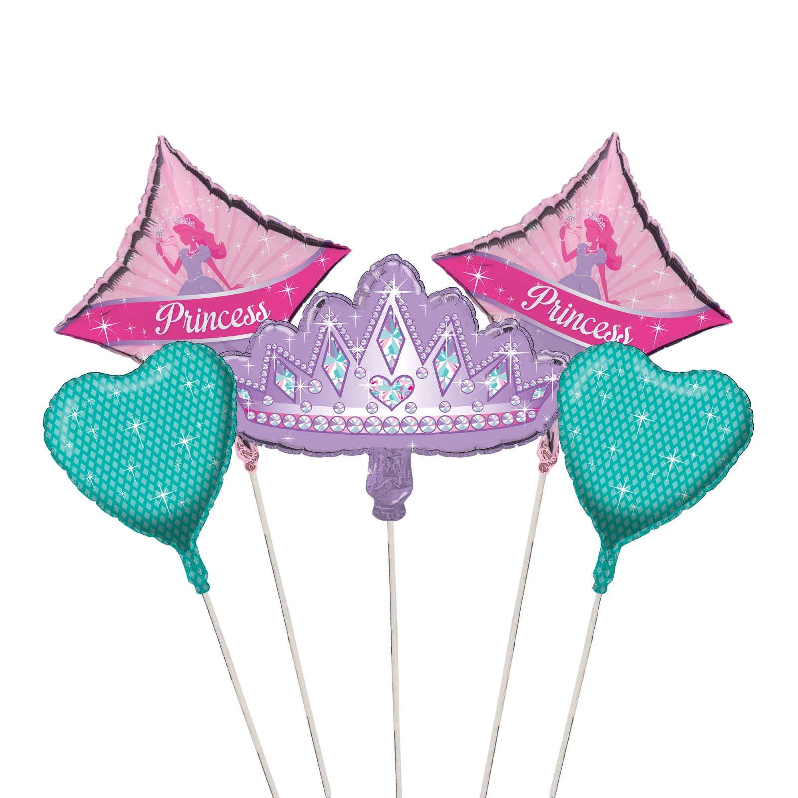 Princess Helium Balloon Bouquet