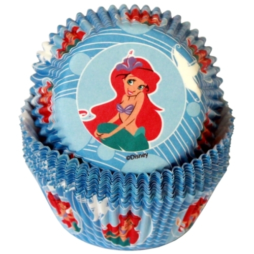 Little Mermaid Ariel Baking Cups Patty Pans (Pack of 50)