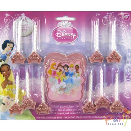 Disney Princess Cake Topper Candle Set