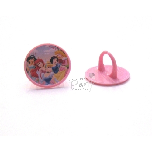 Disney Princess Cupcake Rings (Pack of 10)