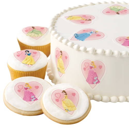 Disney Princess Edible Cupcake Decorations (Pack of 12)