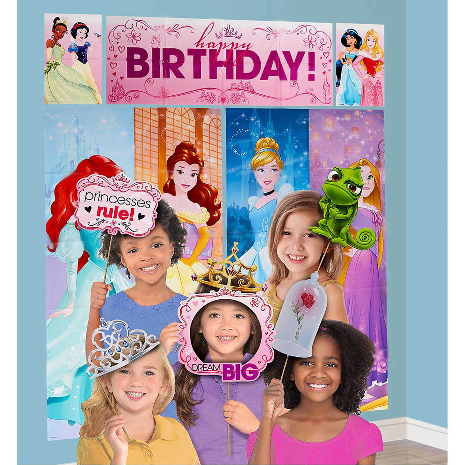 Disney Princess Scene Setter with Photo Props