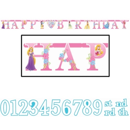 Disney Princess Jumbo Add an Age Banner Kit