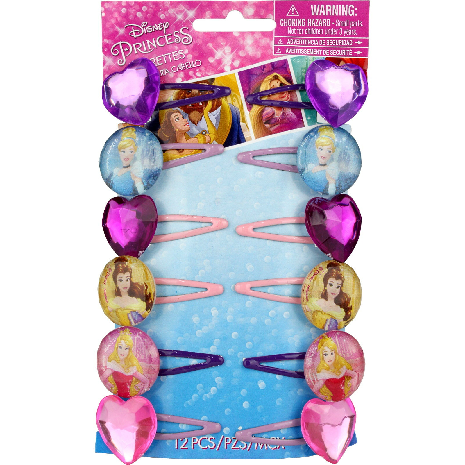 Disney Princess Dream Big Hair Clips (Pack of 12)