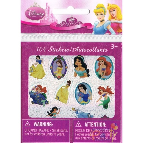 Disney Princess Mini Stickers (Pack of 104)