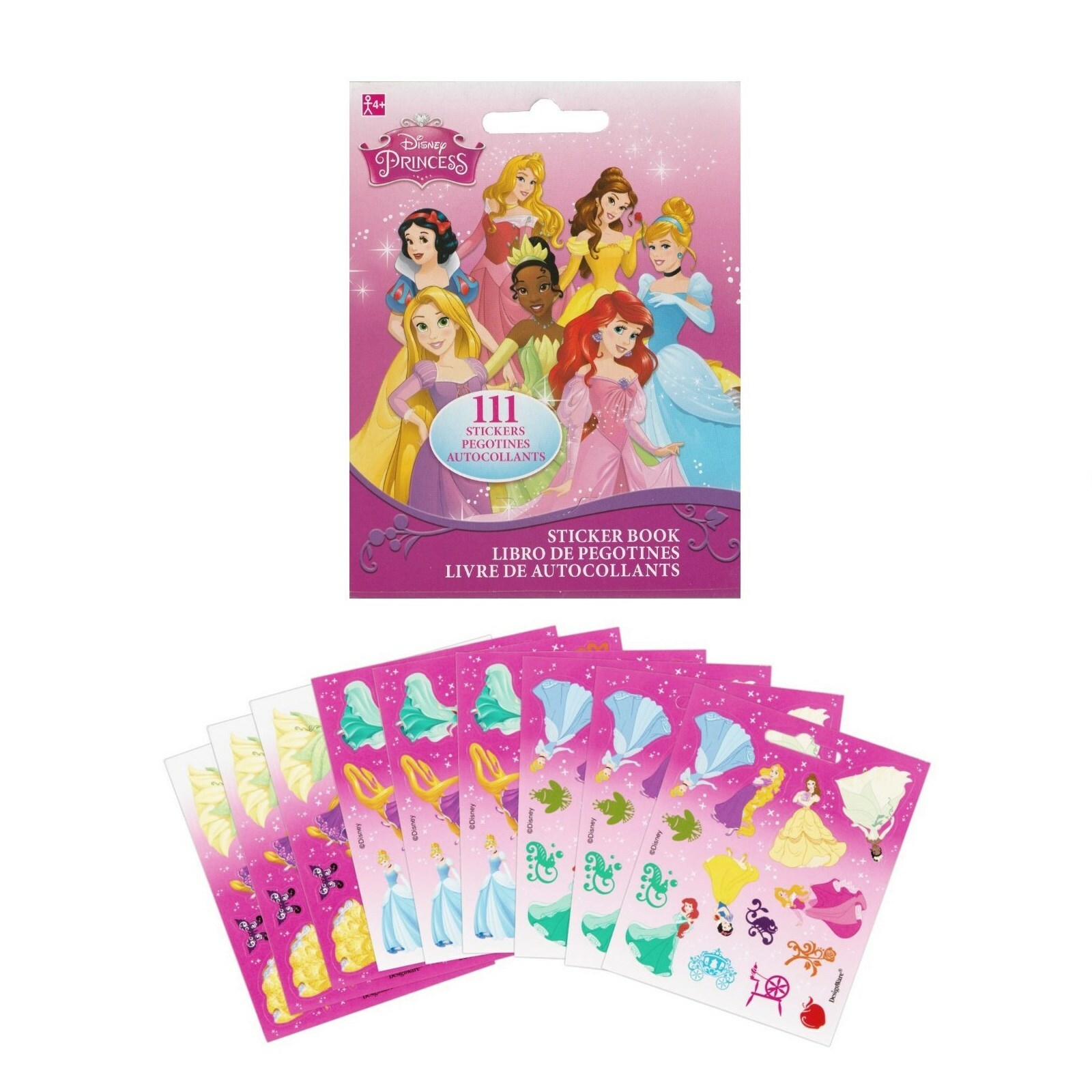 Disney Princess Sticker Book (9 Sheets)
