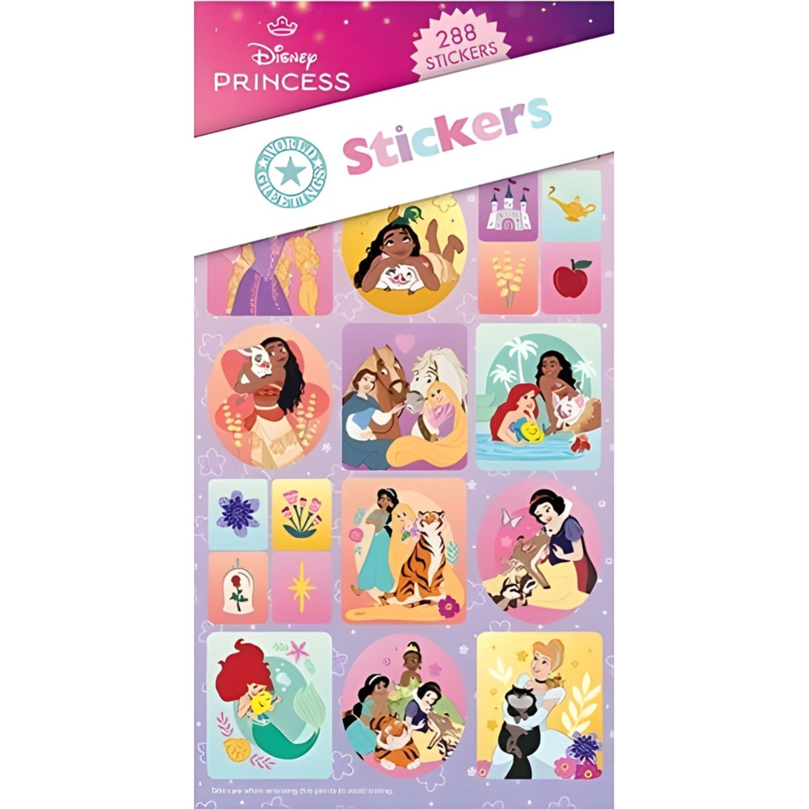 Disney Princess Stickers (12 Sheets)