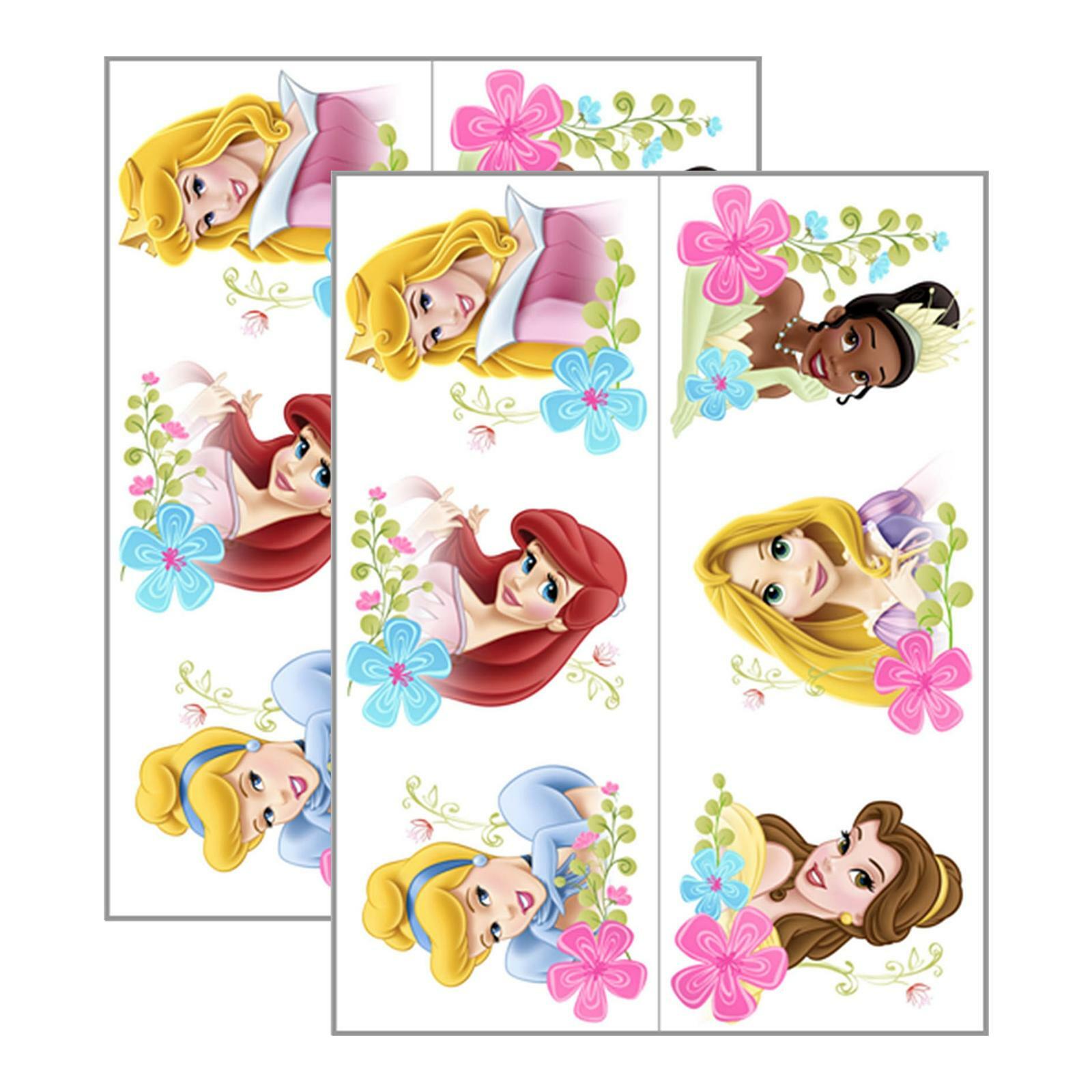 Disney Fanciful Princess Tattoos (2 Sheets)