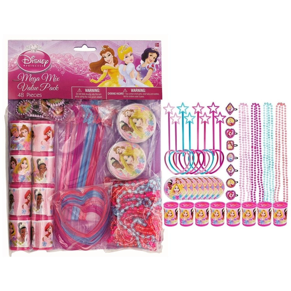Disney Princess Mega Value Favour Pack (48 Pieces)