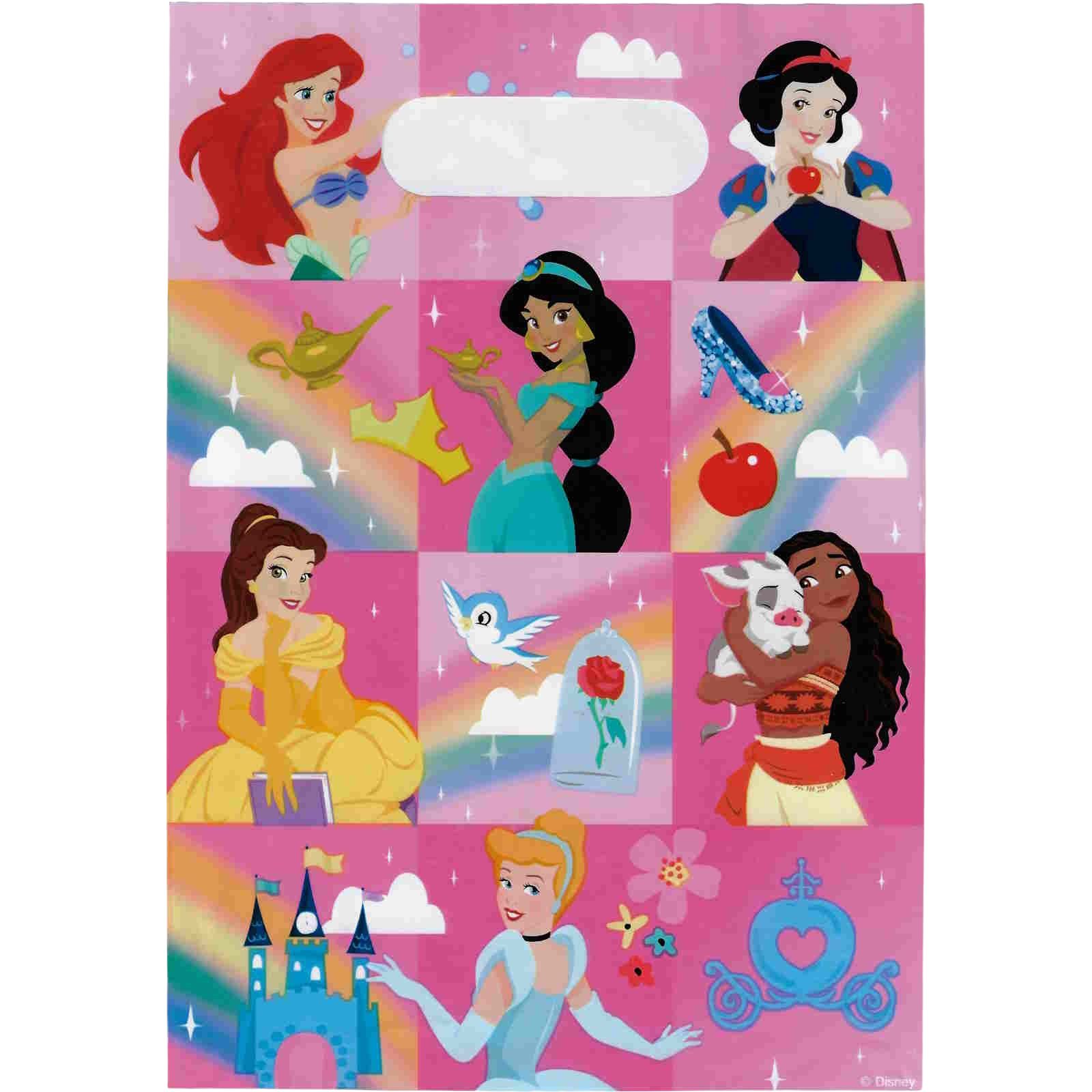 Disney Princess Character Lolly/Treat Bags (Pack of 8)