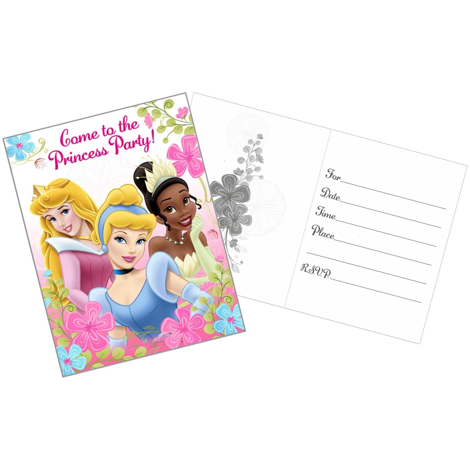 Disney Fanciful Princess Party Invitations (Pack of 8)
