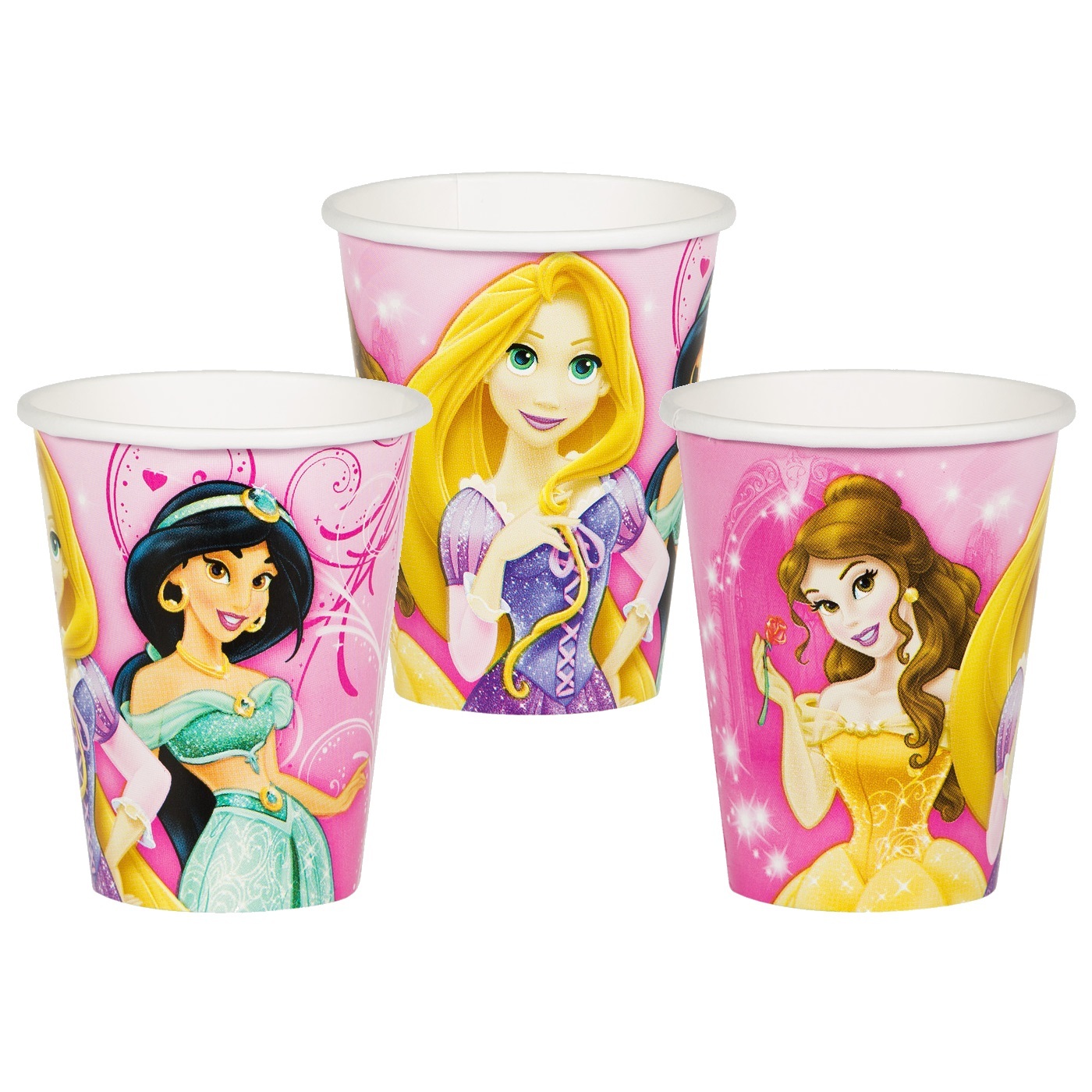 Disney Sparkle Princess Paper Cups (Pack of 8)