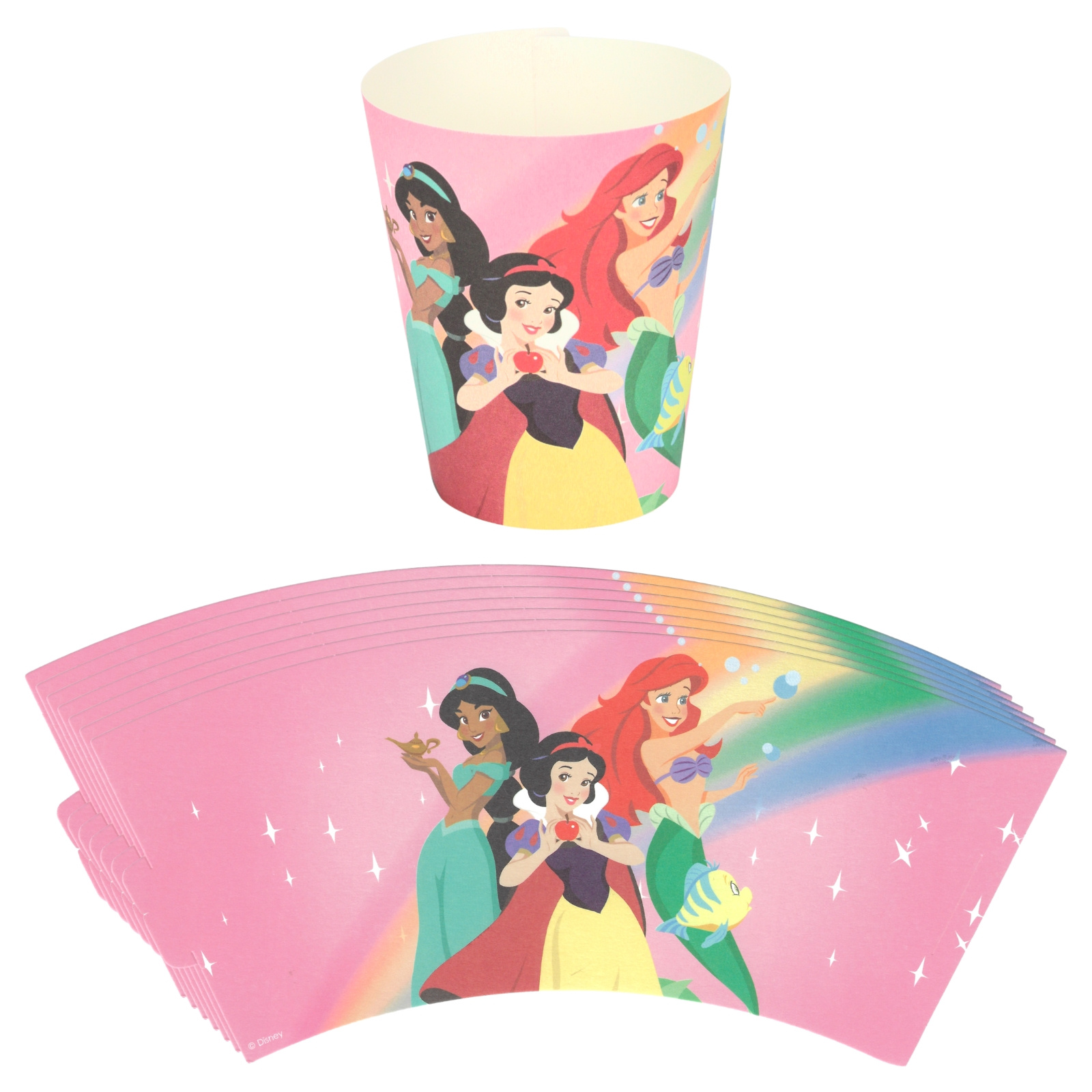 Disney Princess Dreams Paper Cup Sleeves (Pack of 8)  
