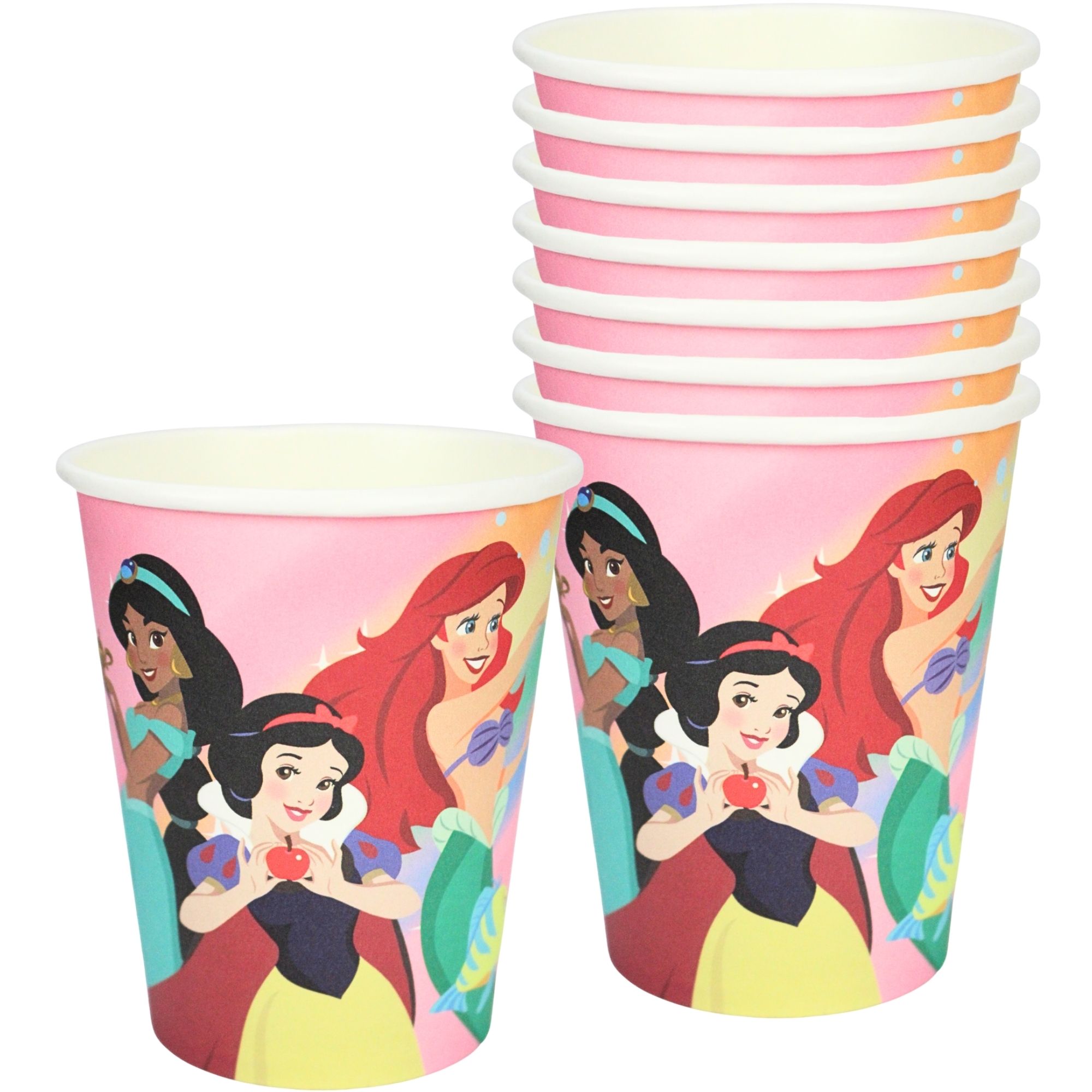Disney Princess Character Paper Cups (Pack of 8)