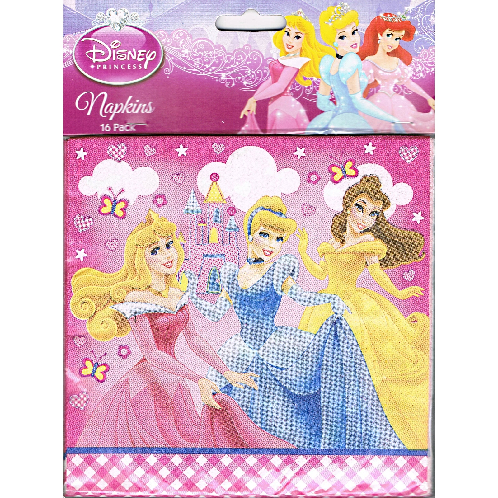 Disney Princess Large Napkins / Serviettes (Pack of 16)