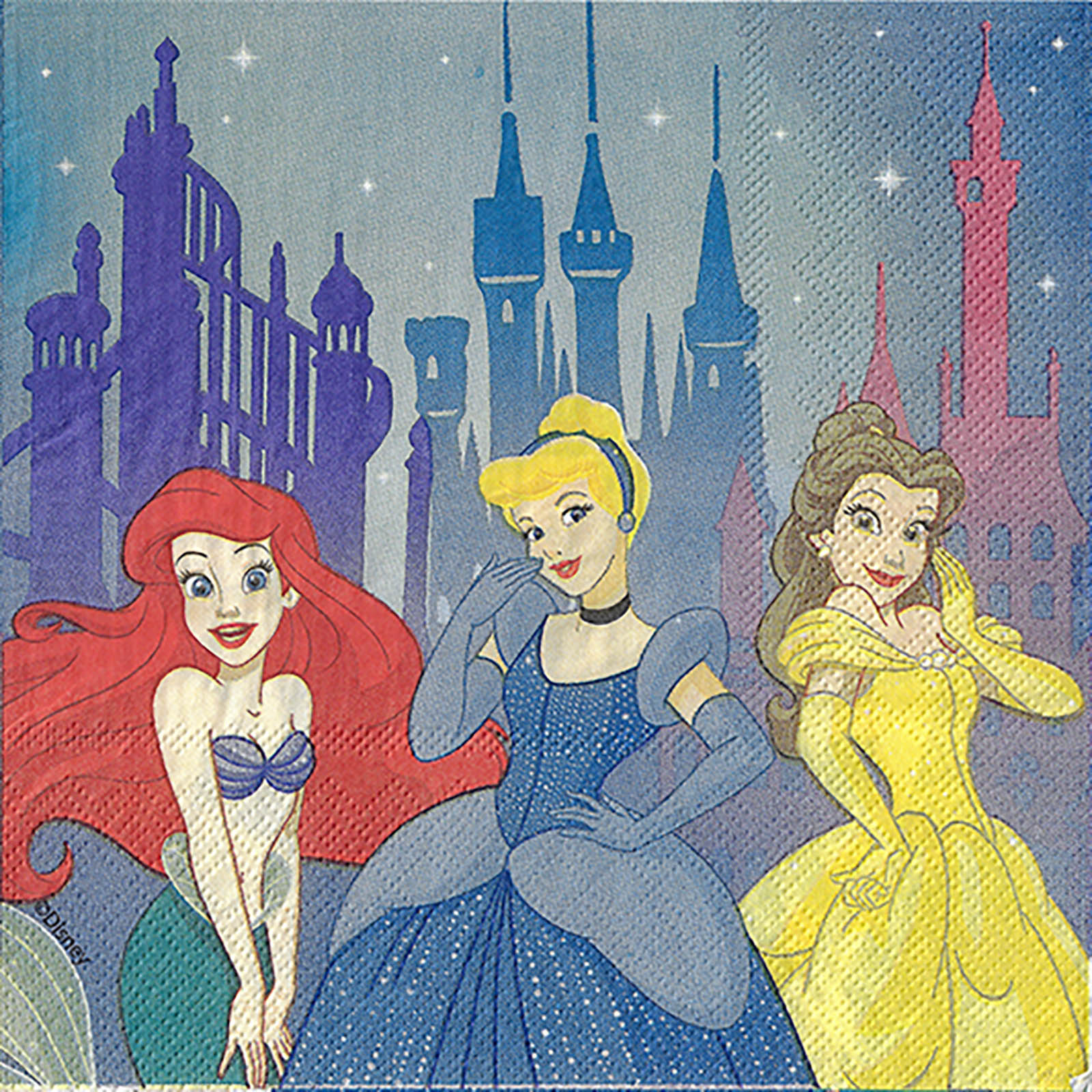 Disney Princess Fairytale Large Napkins / Serviettes (Pack of 20) 