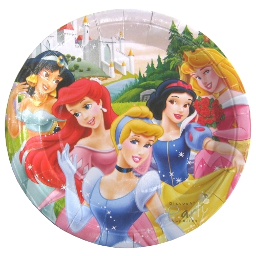 Disney Princess Large Paper Plates (Pack of 8)