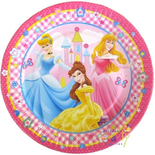 Disney Princess Large Paper Plates (Pack of 8)