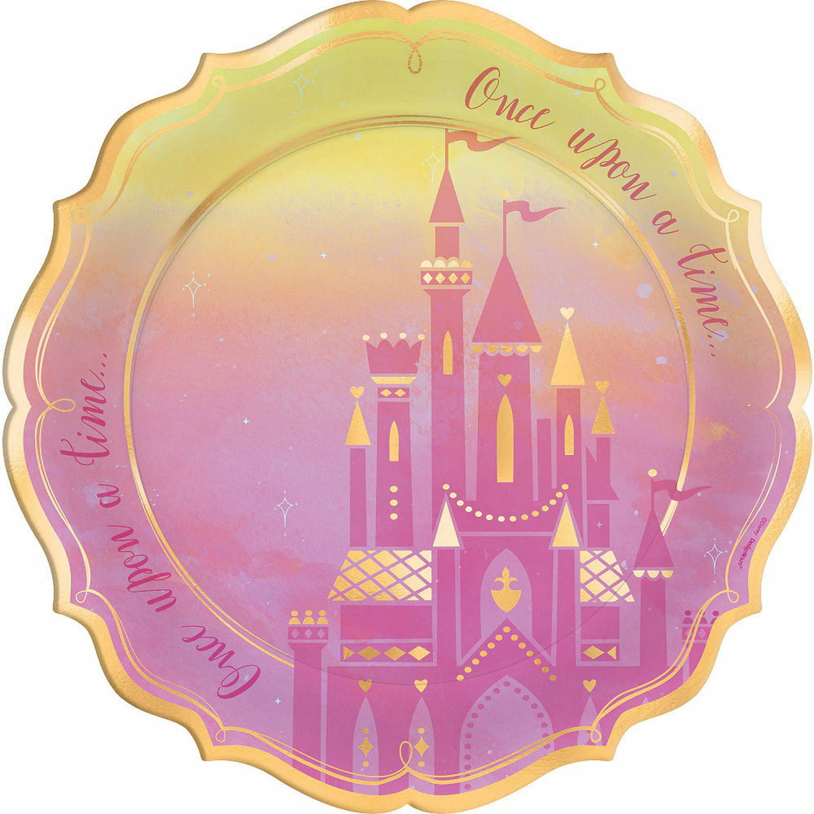 Disney Princess Once Upon A Time Large Paper Plates (Pack of 8)