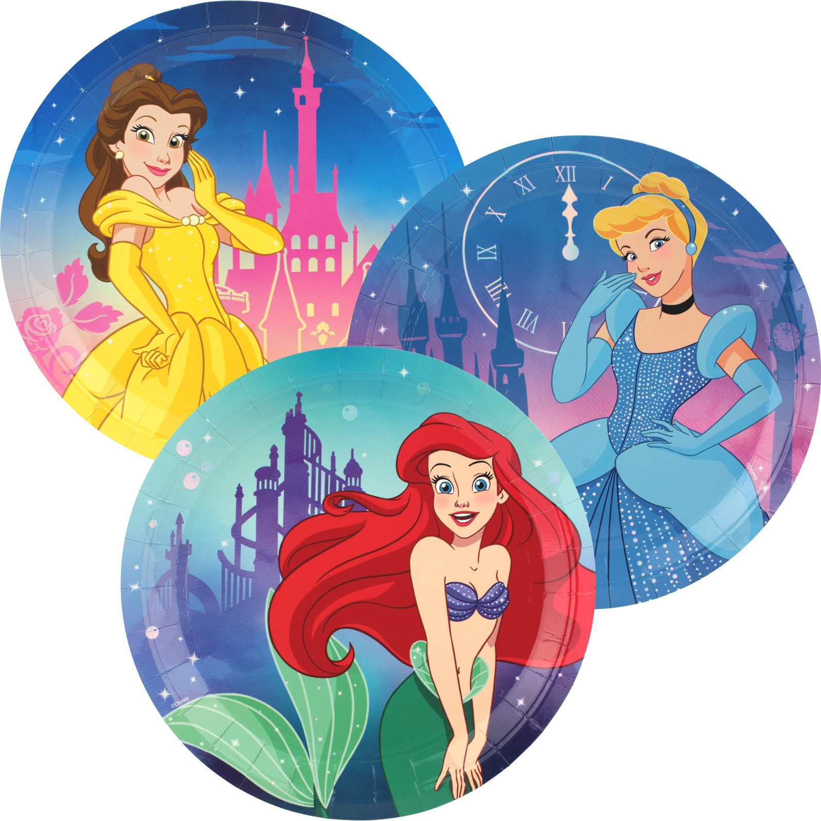 Disney Princess Fairytale Large Paper Plates (Pack of 8) 