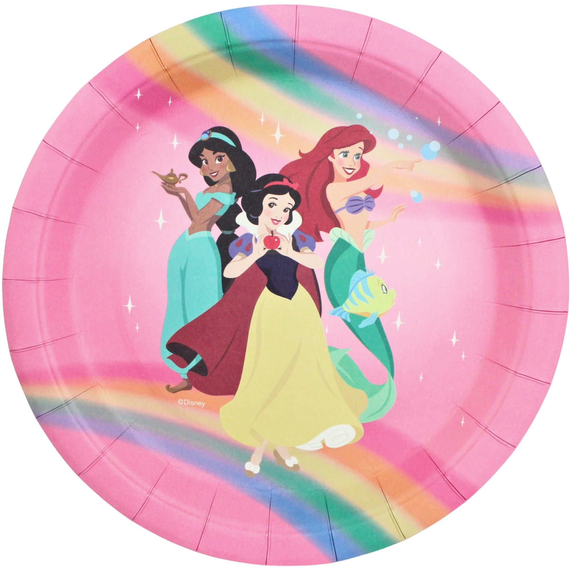 Disney Princess Character Large Paper Plates (Pack of 8)