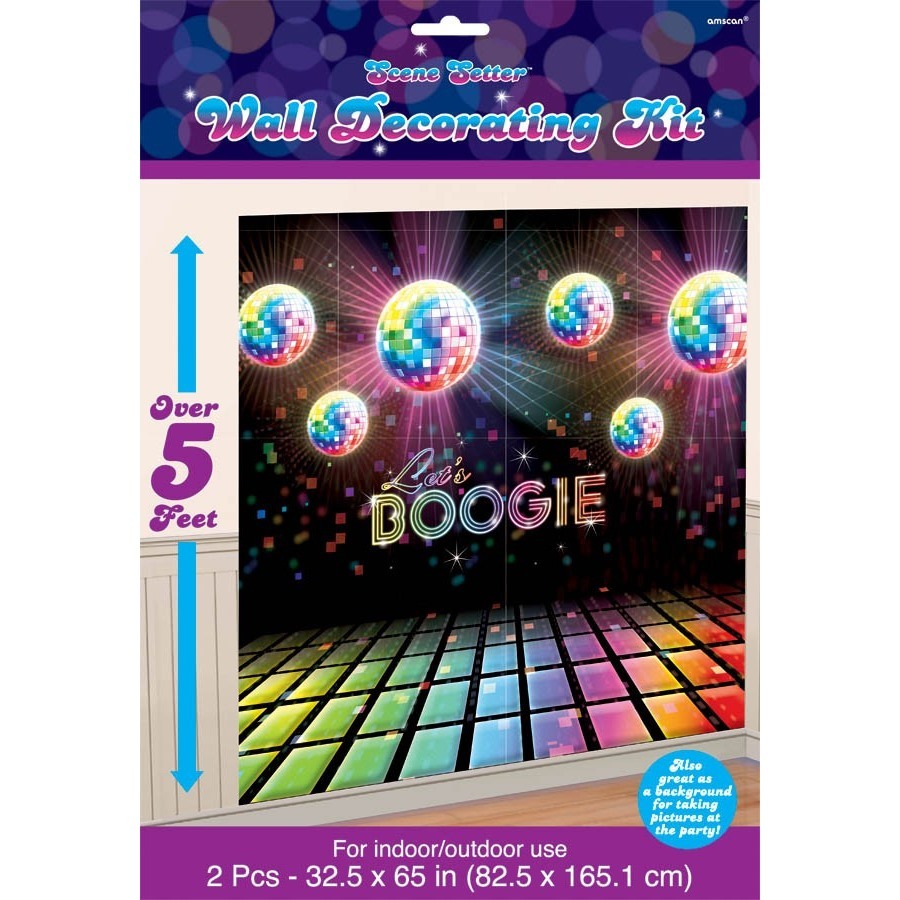 Disco Fever Scene Setter Wall Decorations
