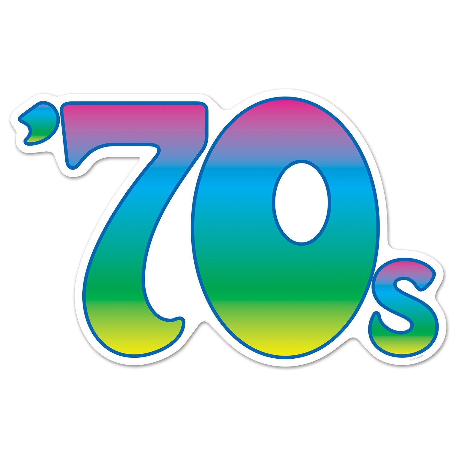 70's Cutout Decoration