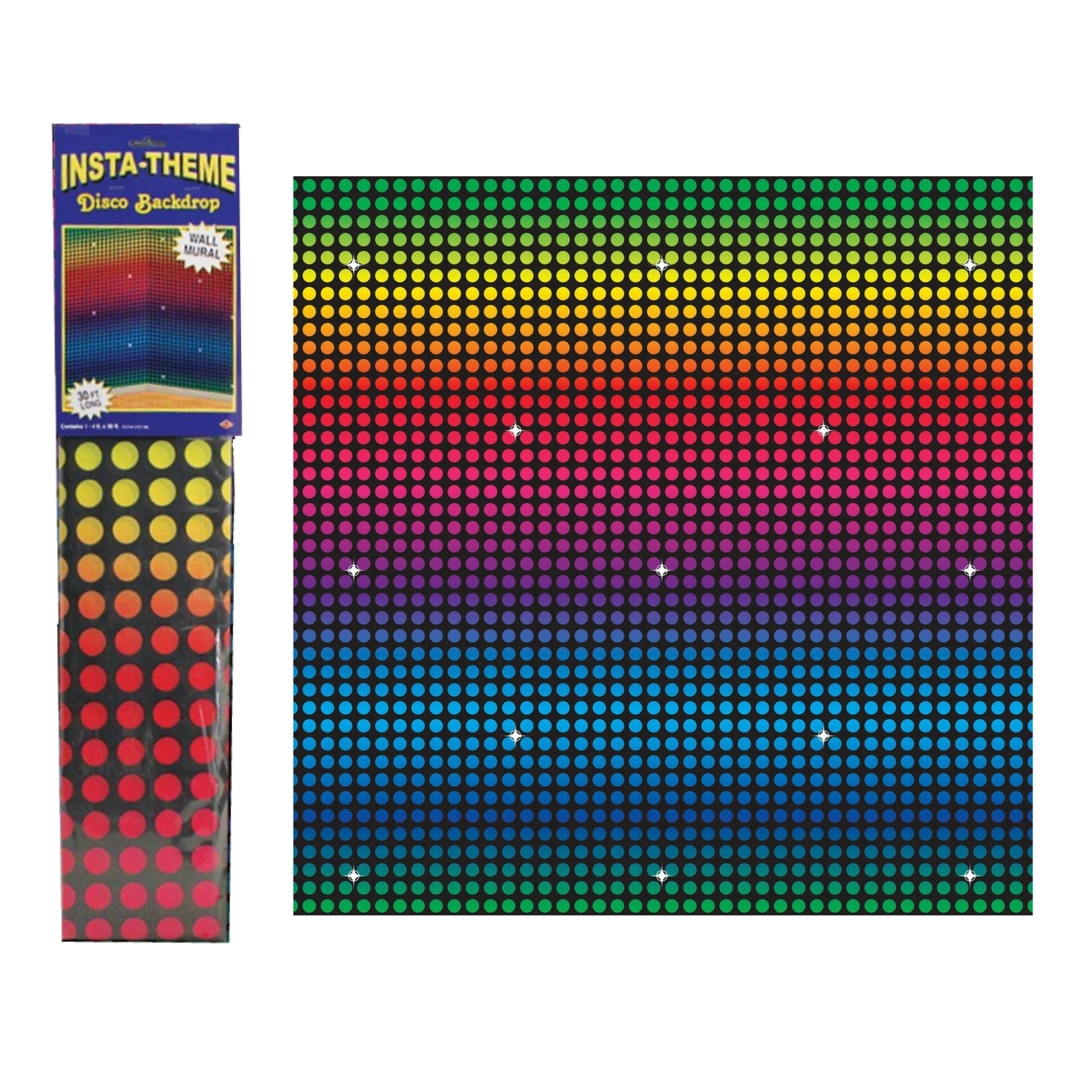 Disco Lights Backdrop 9M