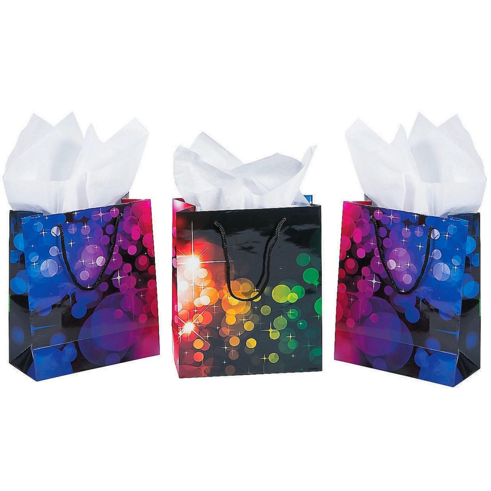 Dance Party Paper Gift Bags (Pack of 12)