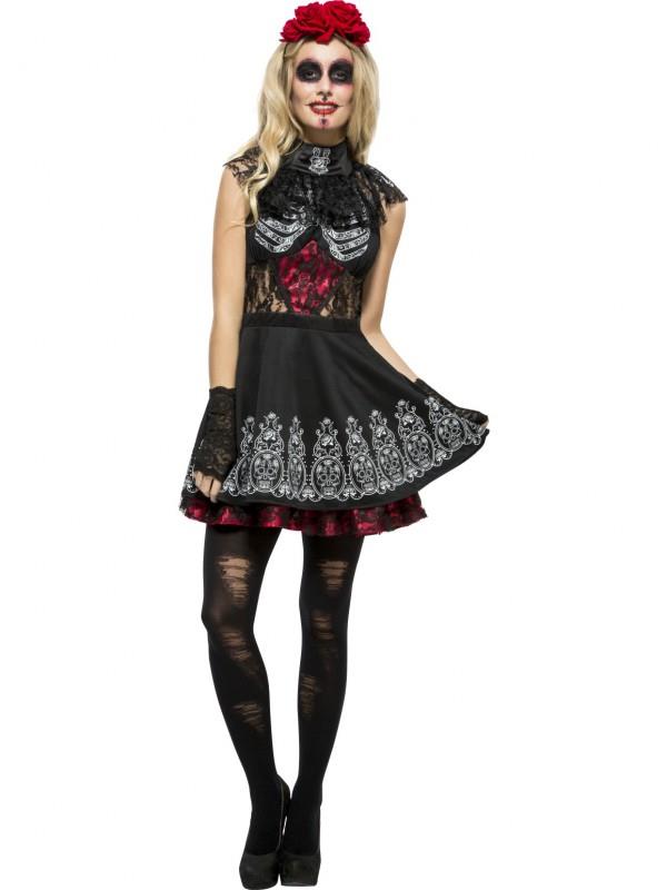 Fever Day of the Dead Adult Costume Medium