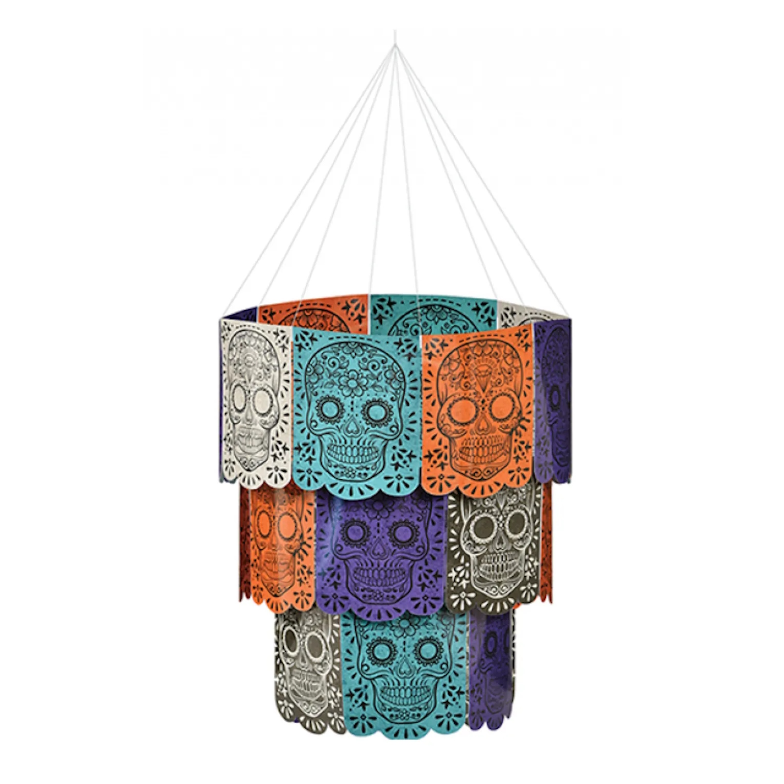 Sugar Skull Day of the Dead Chandelier Hanging Decoration