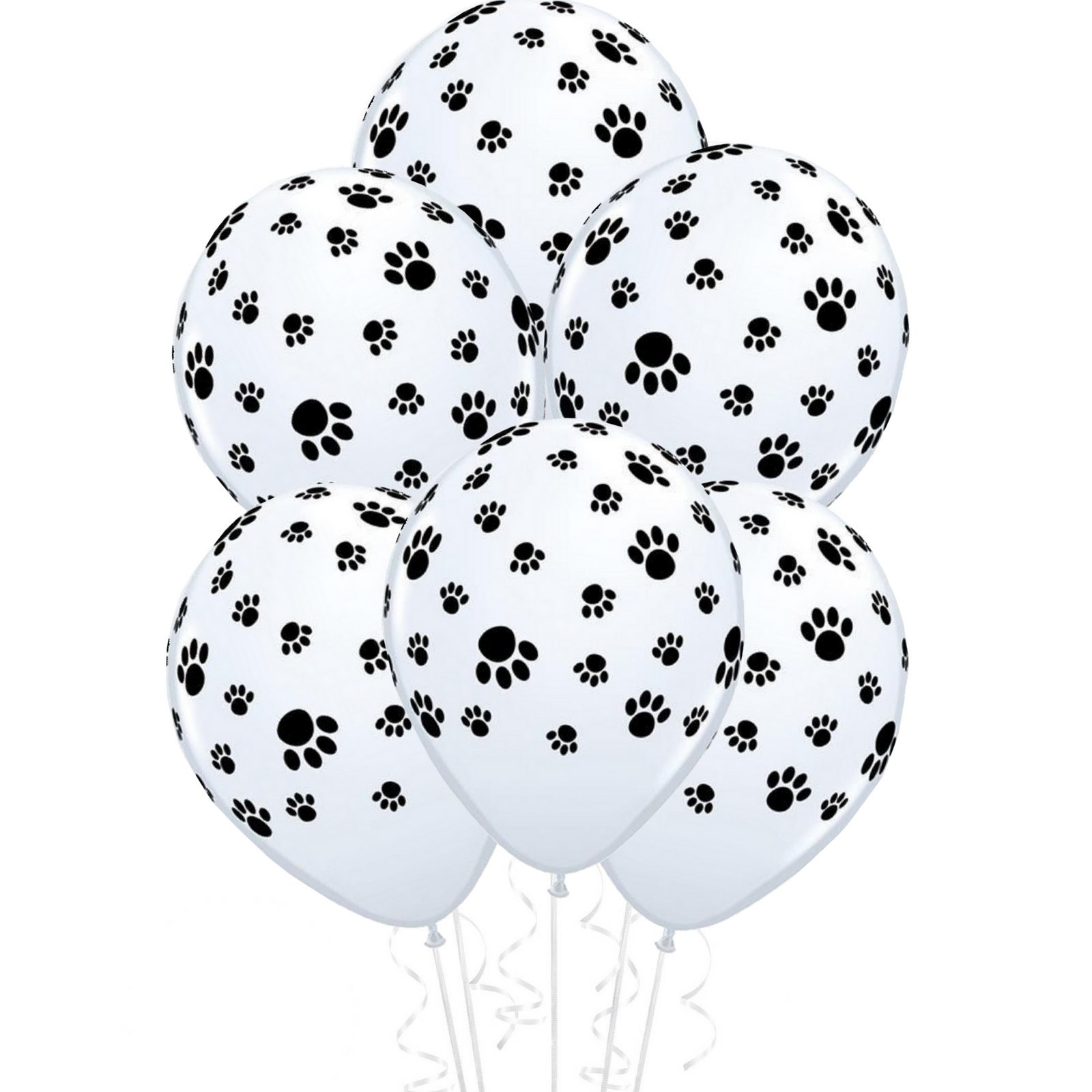 Paw Print Balloons (Pack of 12)