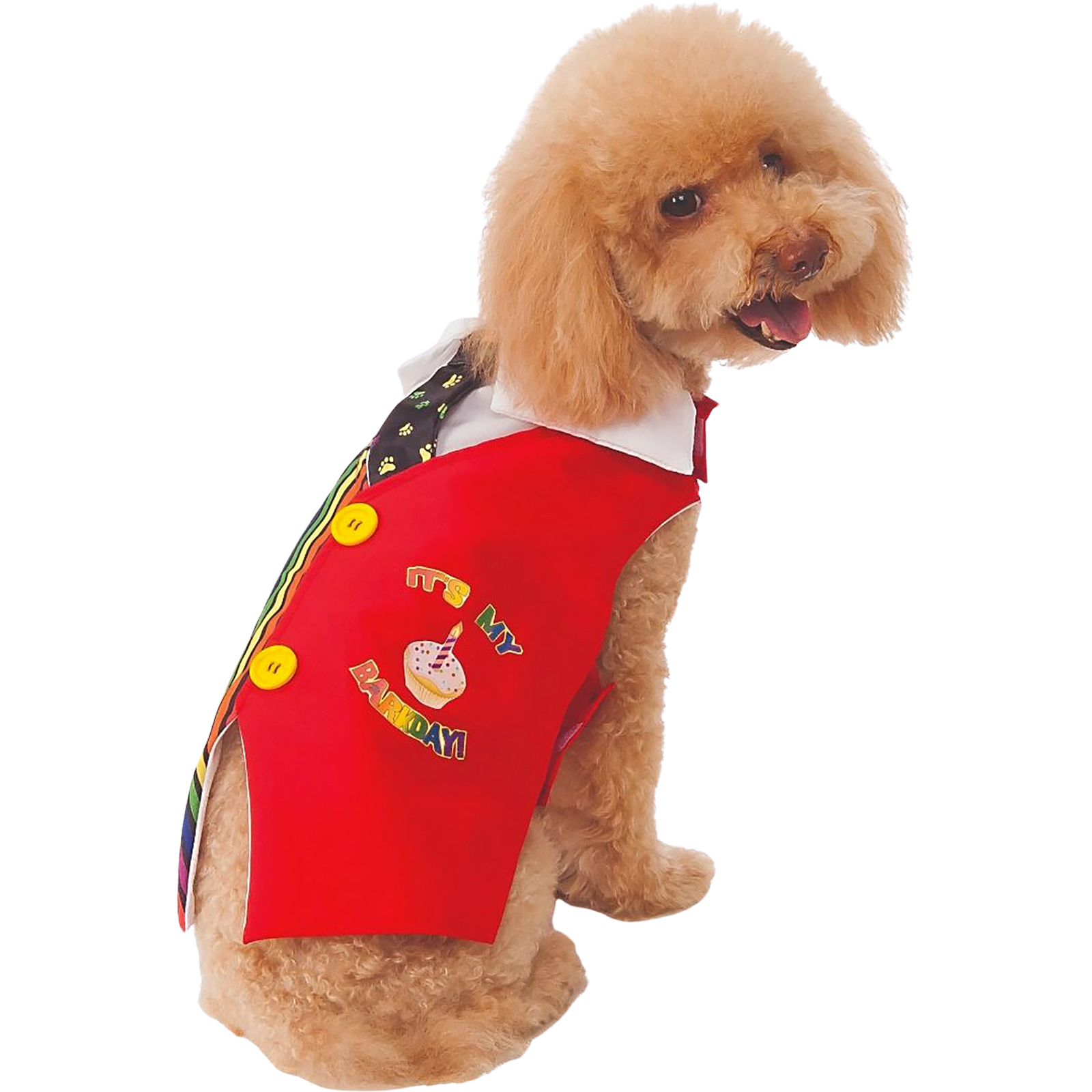 Barkday Vest Pet Costume Small