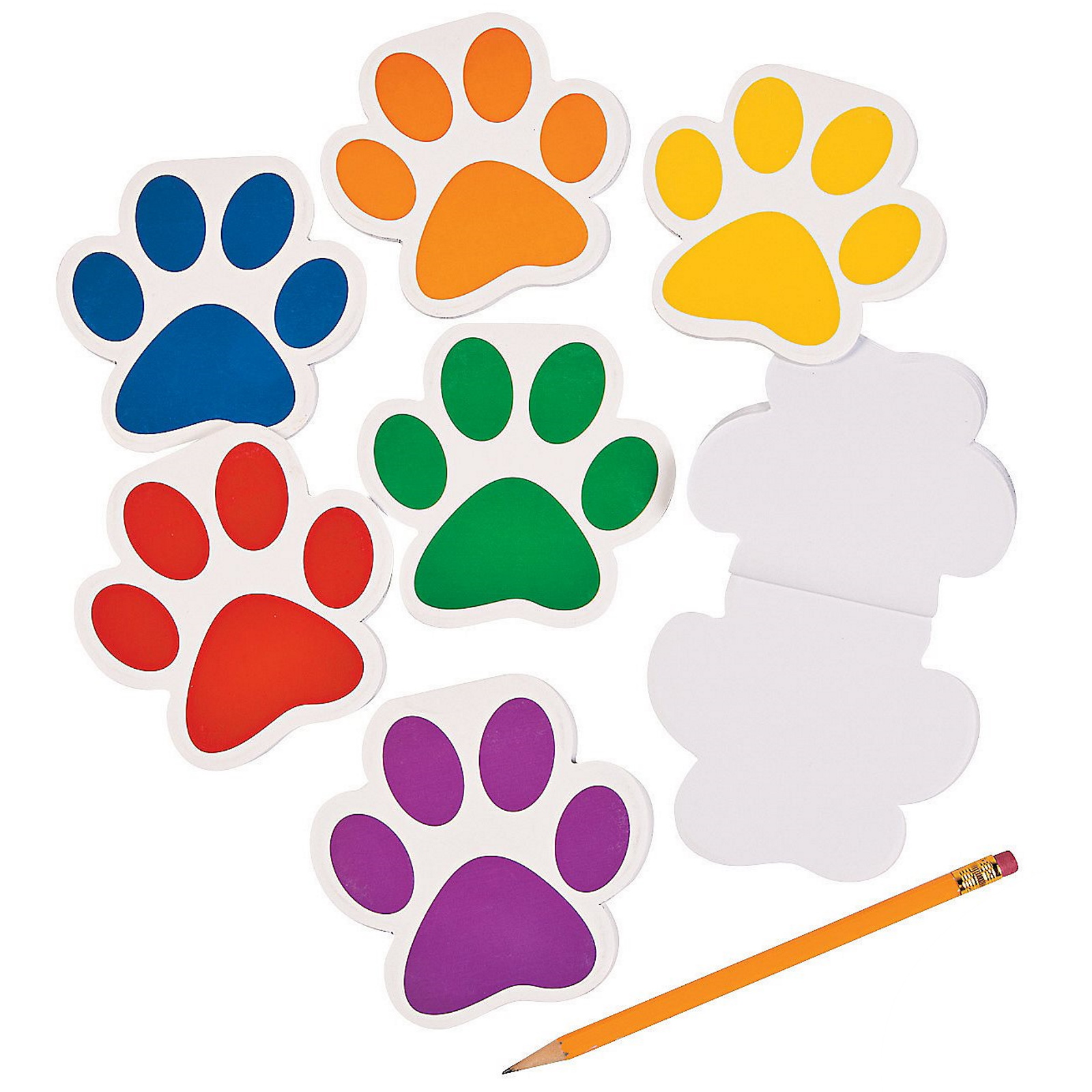 Paw Print Notepads (Pack of 12)
