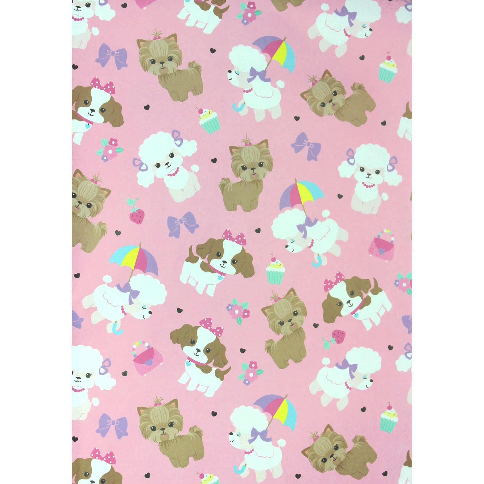 Pretty Pups Wrapping Paper (1 Sheet)