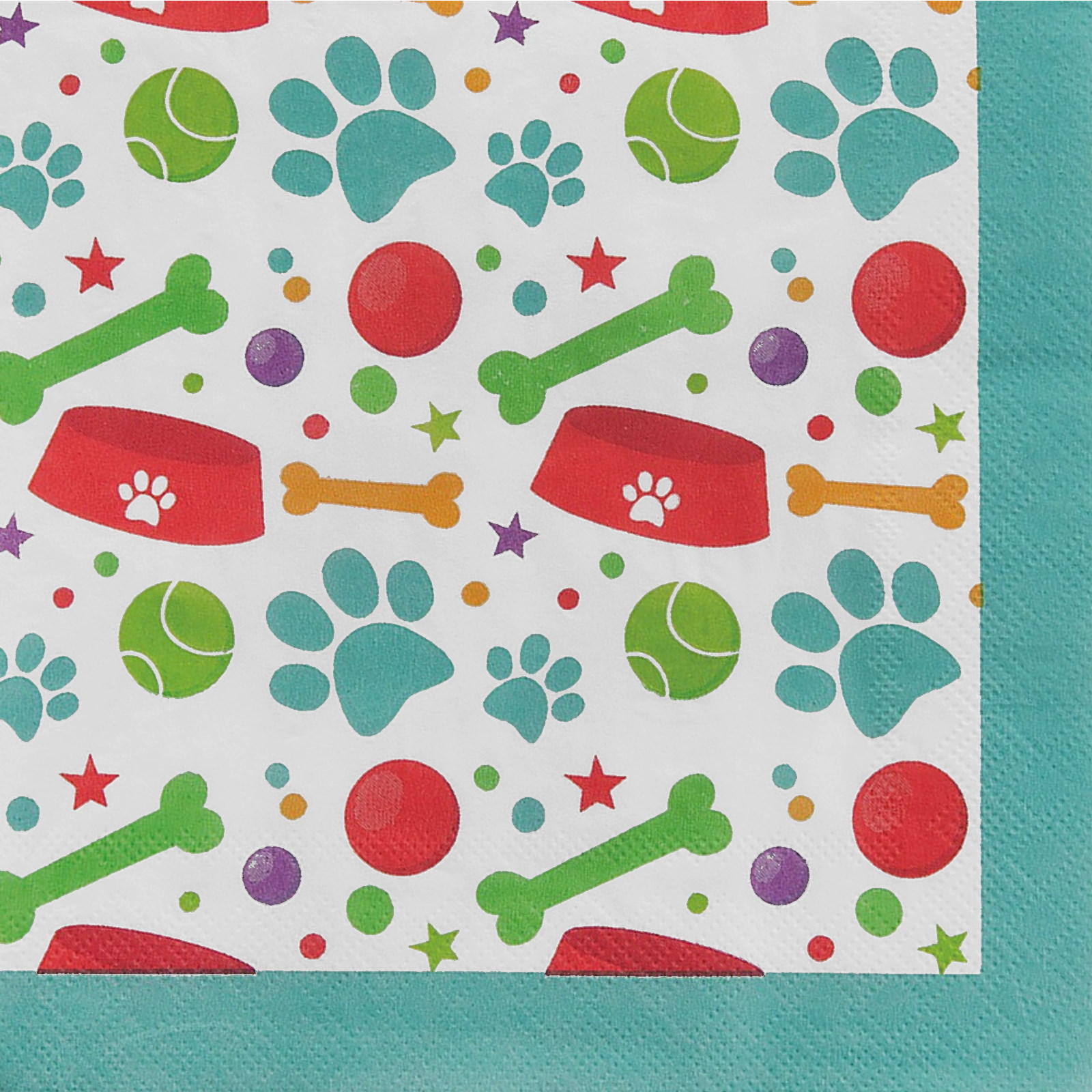Dog Party Large Napkins / Serviettes (Pack of 16)