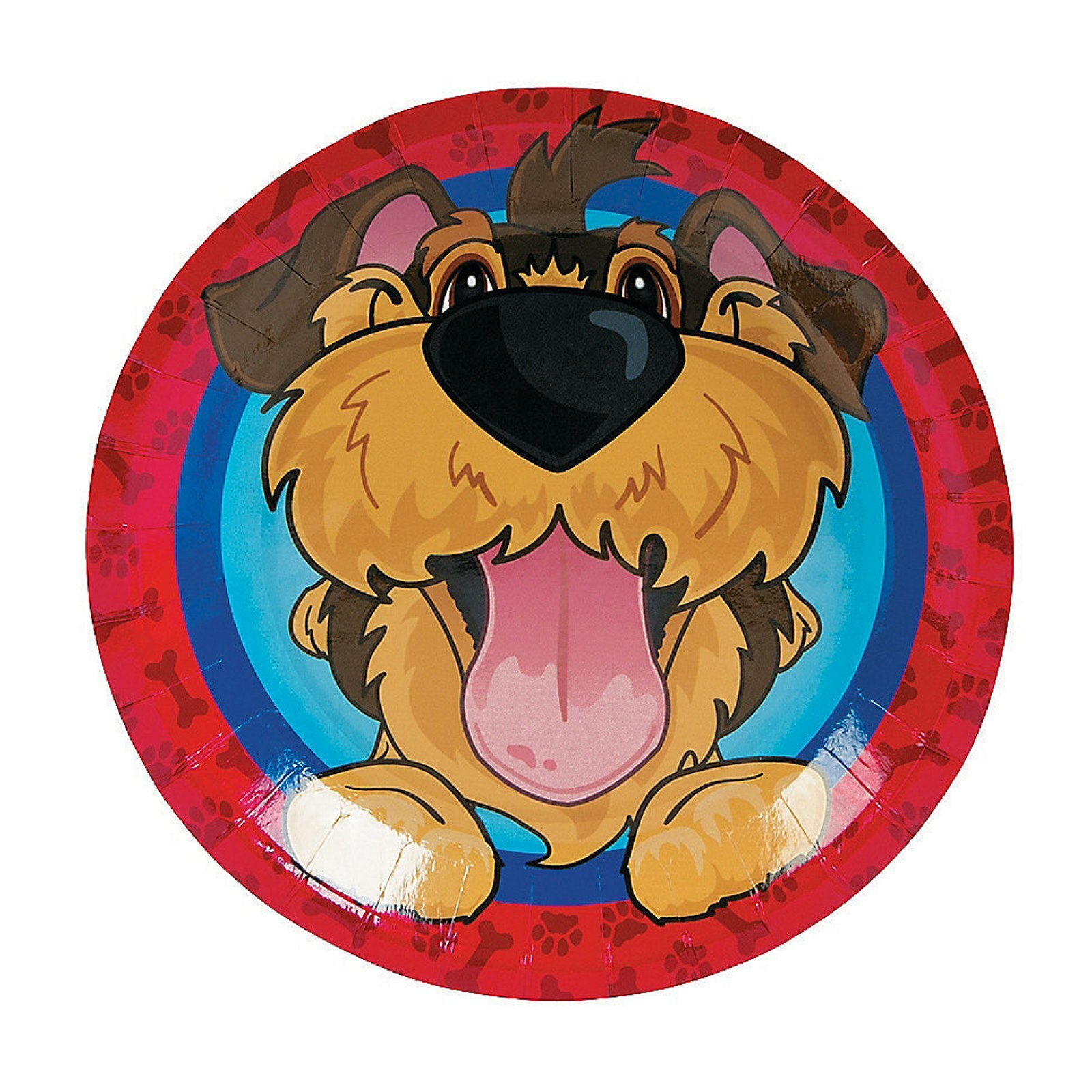 Puppy Party Small Paper Plates (Pack of 8)