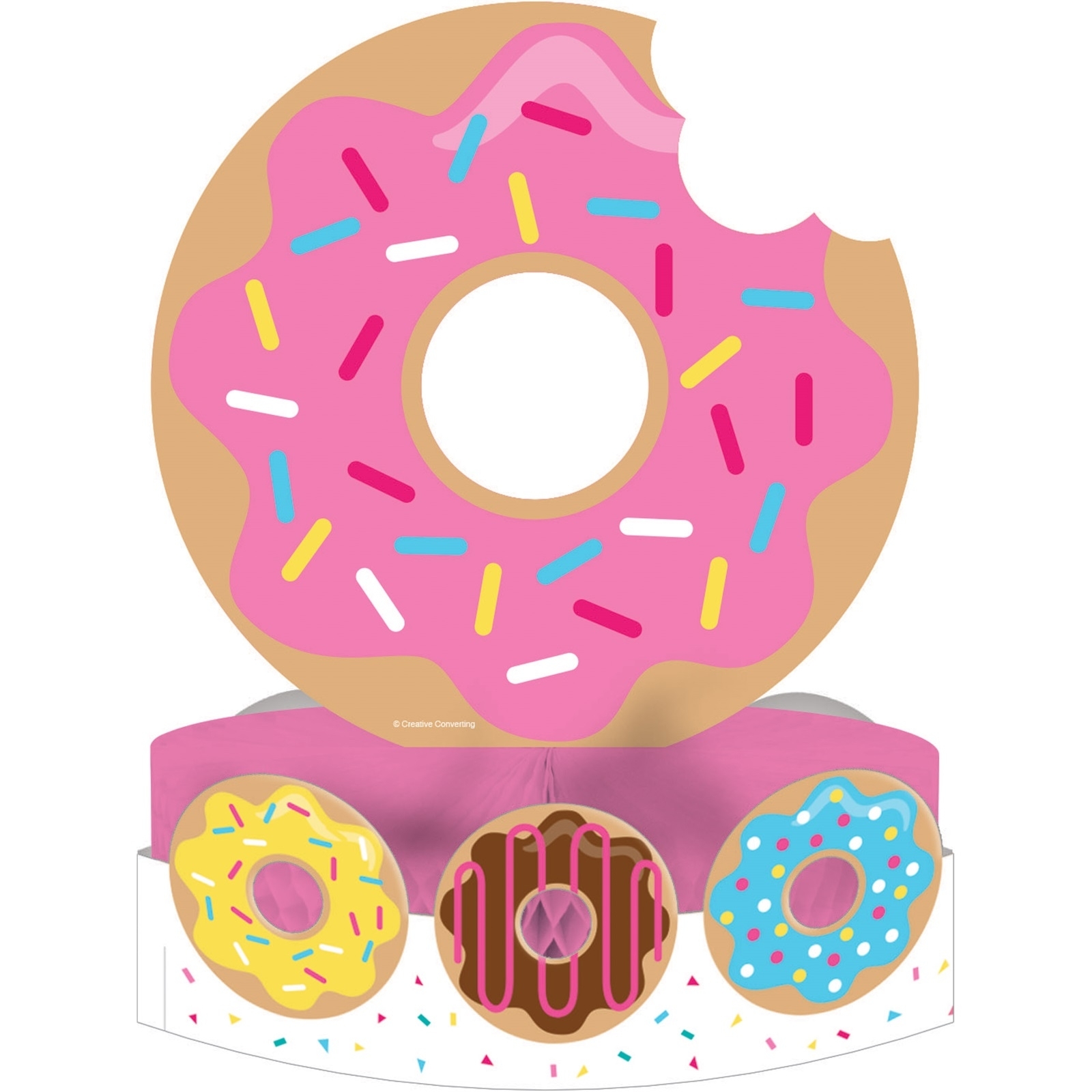 Donut Time Honeycomb Centrepiece