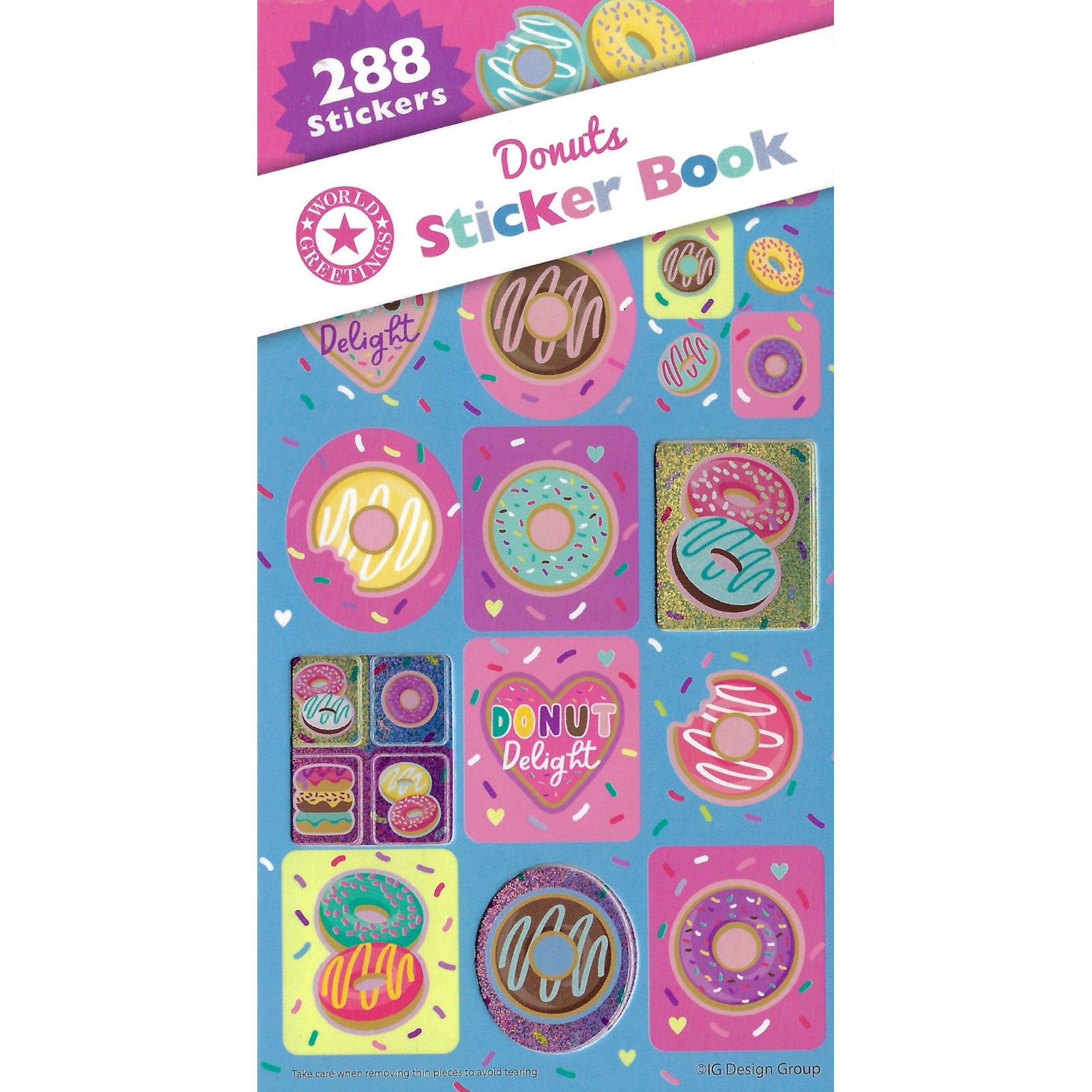 Donut Sticker Book (12 Sheets)