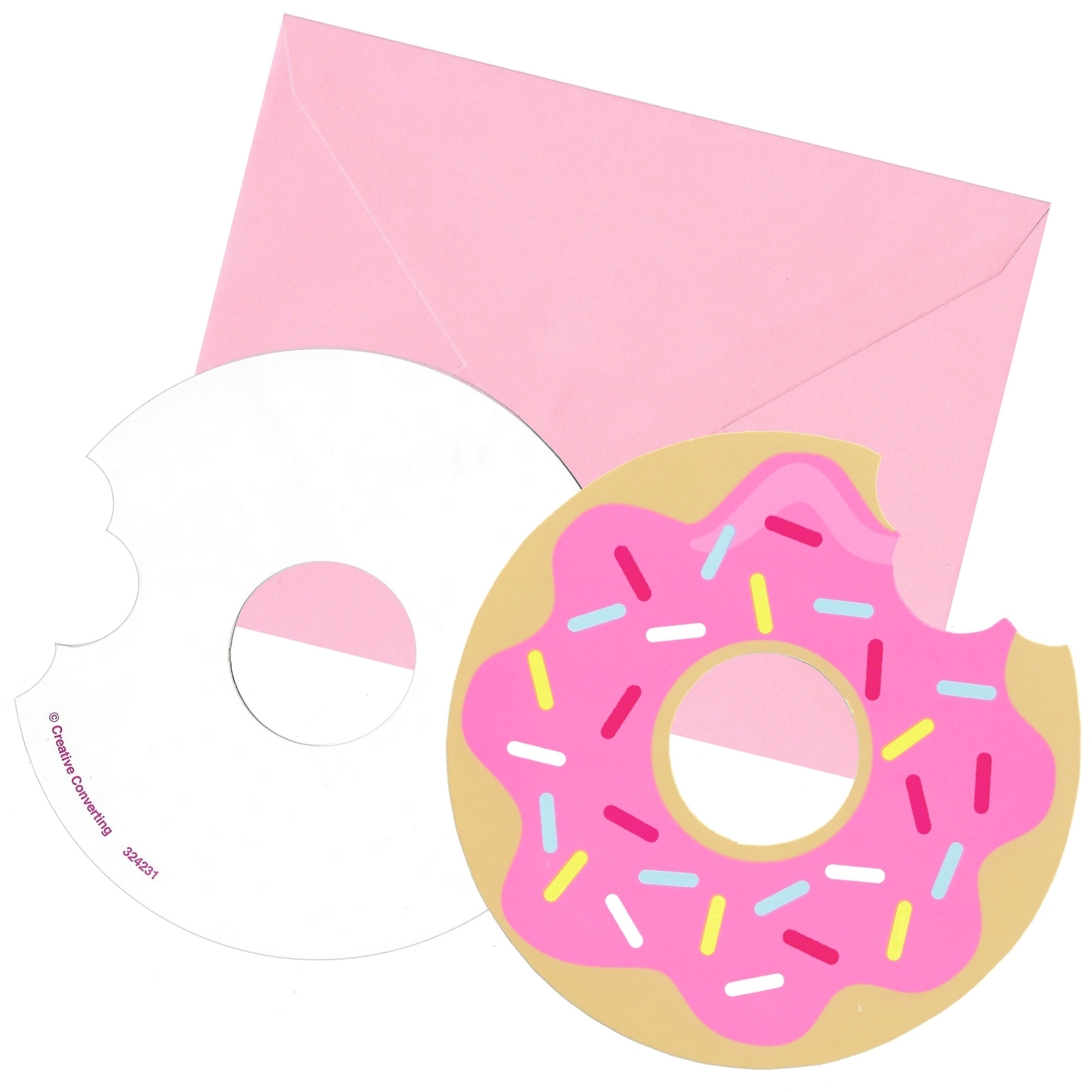 Donut Time Invitations (Pack of 8)